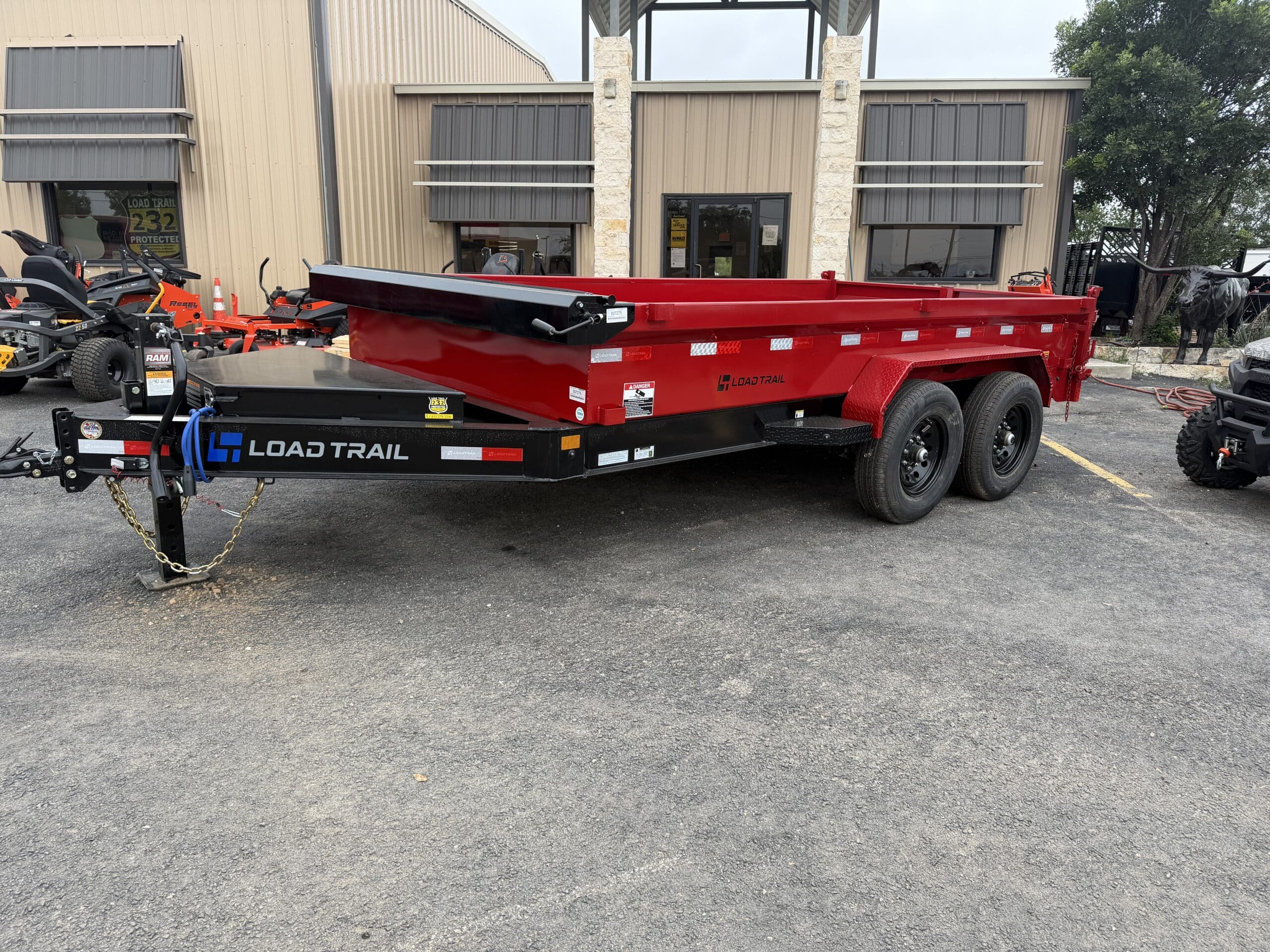 2026 Load Trail 7X14X2.5 14K BP Dump (8″13Lb. I-Beam) – #LT007275