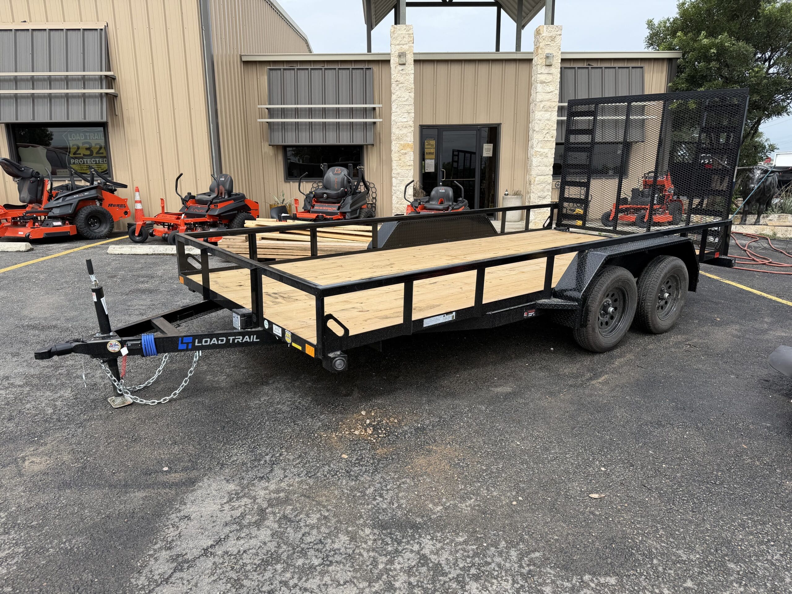 2026 Load Trail 7X16 10.4K BP Utility (3″X4″ Angle Frame) – #LT007756
