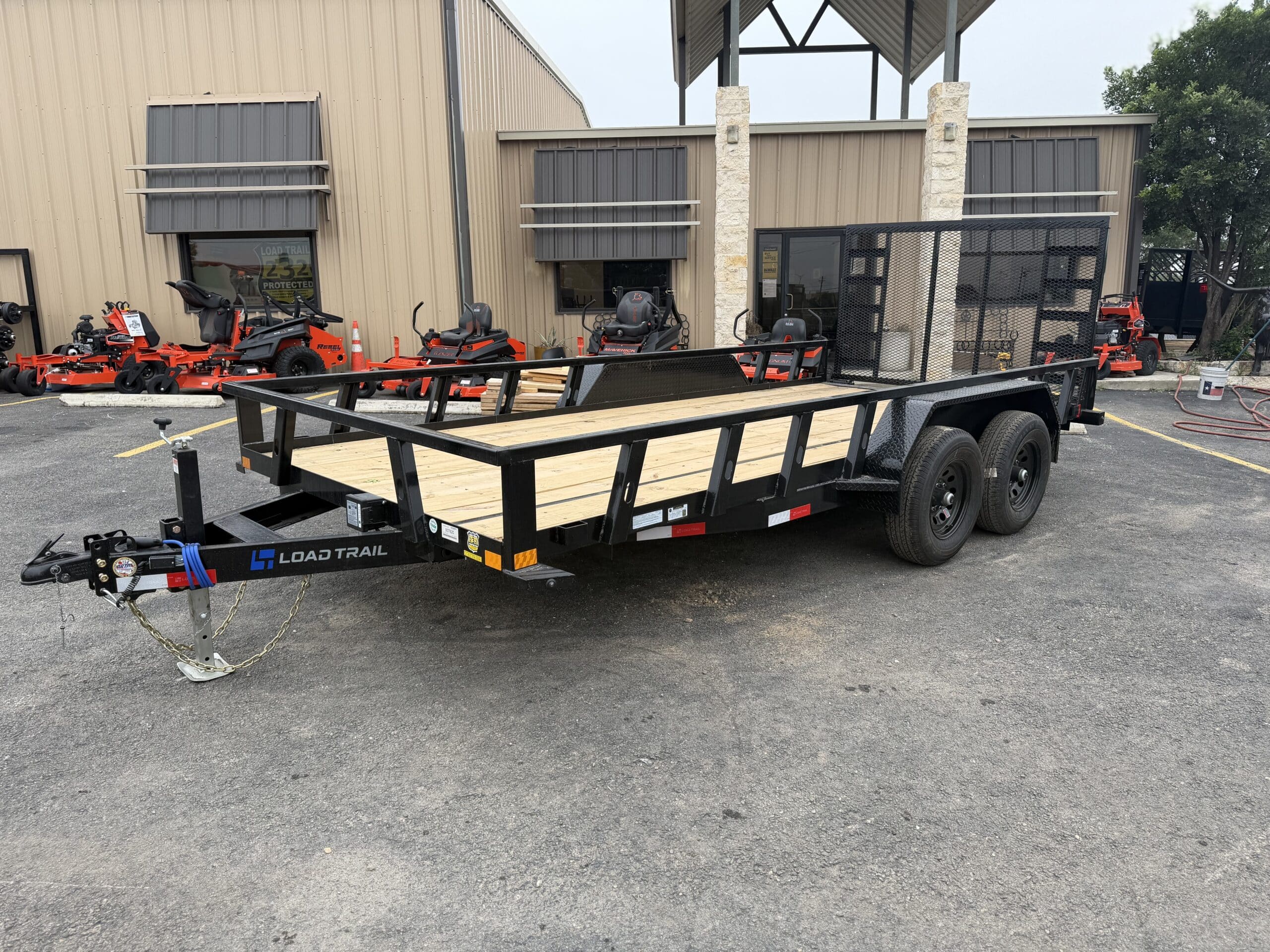 2026 Load Trail 7X16 10.4K BP Utility (3″X4″ Angle Frame) – #LT007820