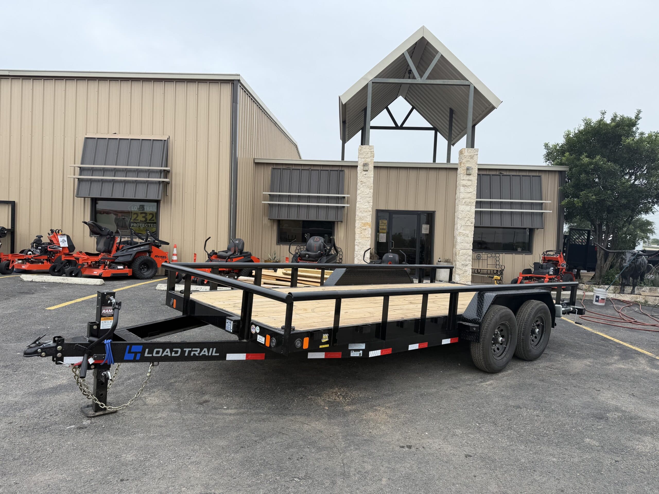 2026 Load Trail 7X18 14K BP Carhauler w/Side Rails – #LT007091