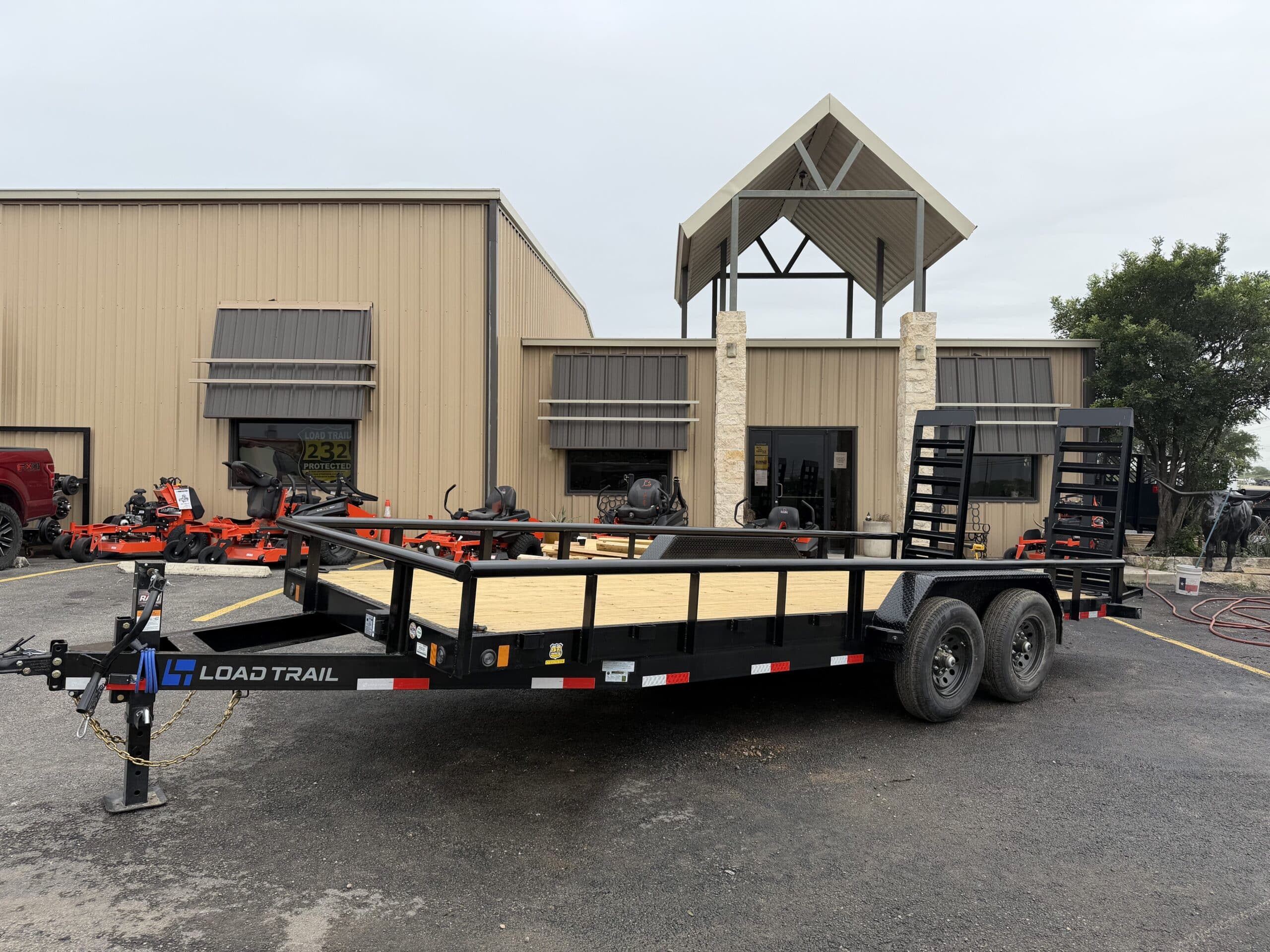 2026 Load Trail 7X20 14K BP Carhauler w/Side Rails – #LT008235