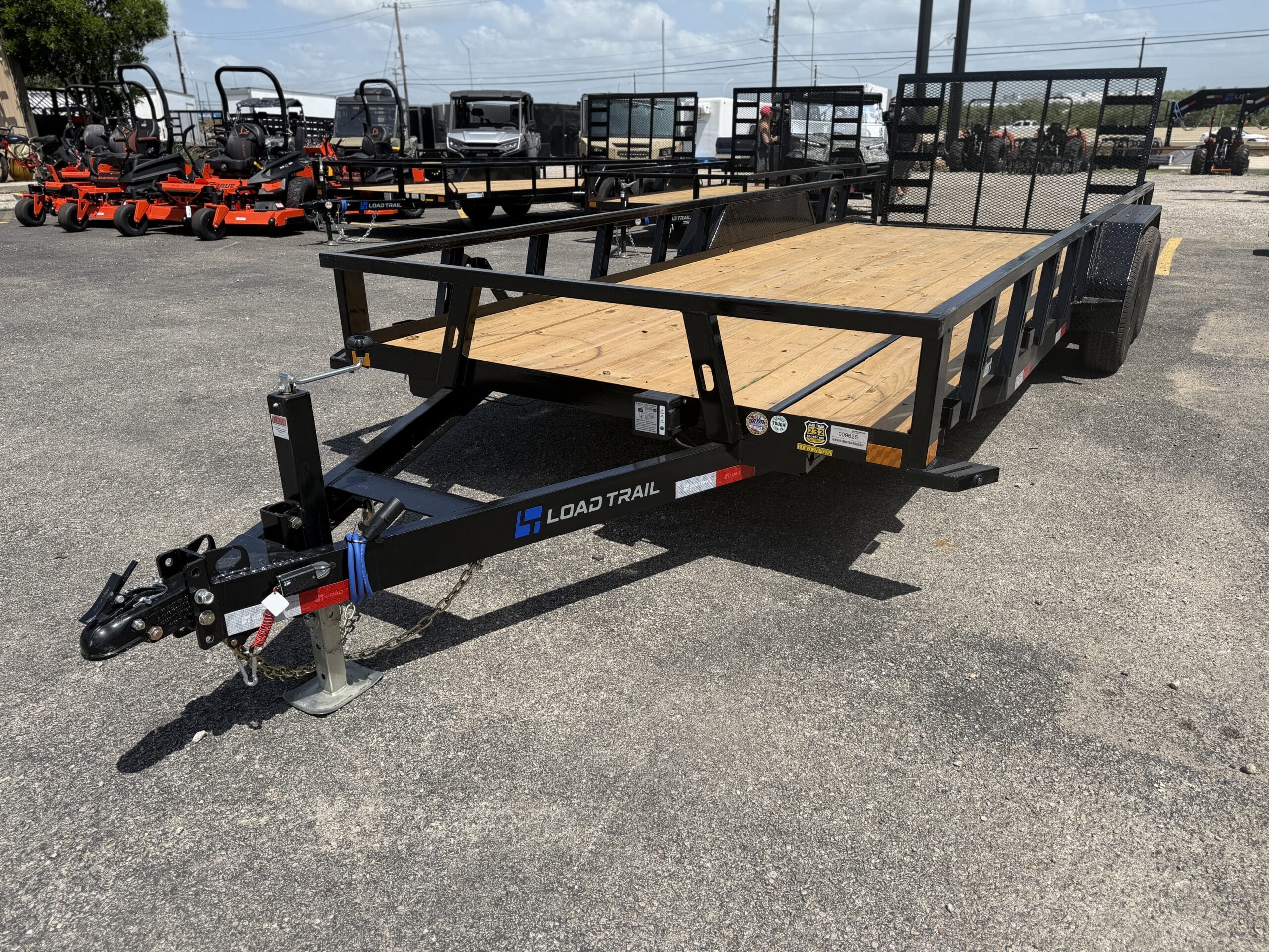2026 Load Trail 7X20 – 10.4K GVW/BP/Utility (3″X4″ Angle Frame) – #LT4009626