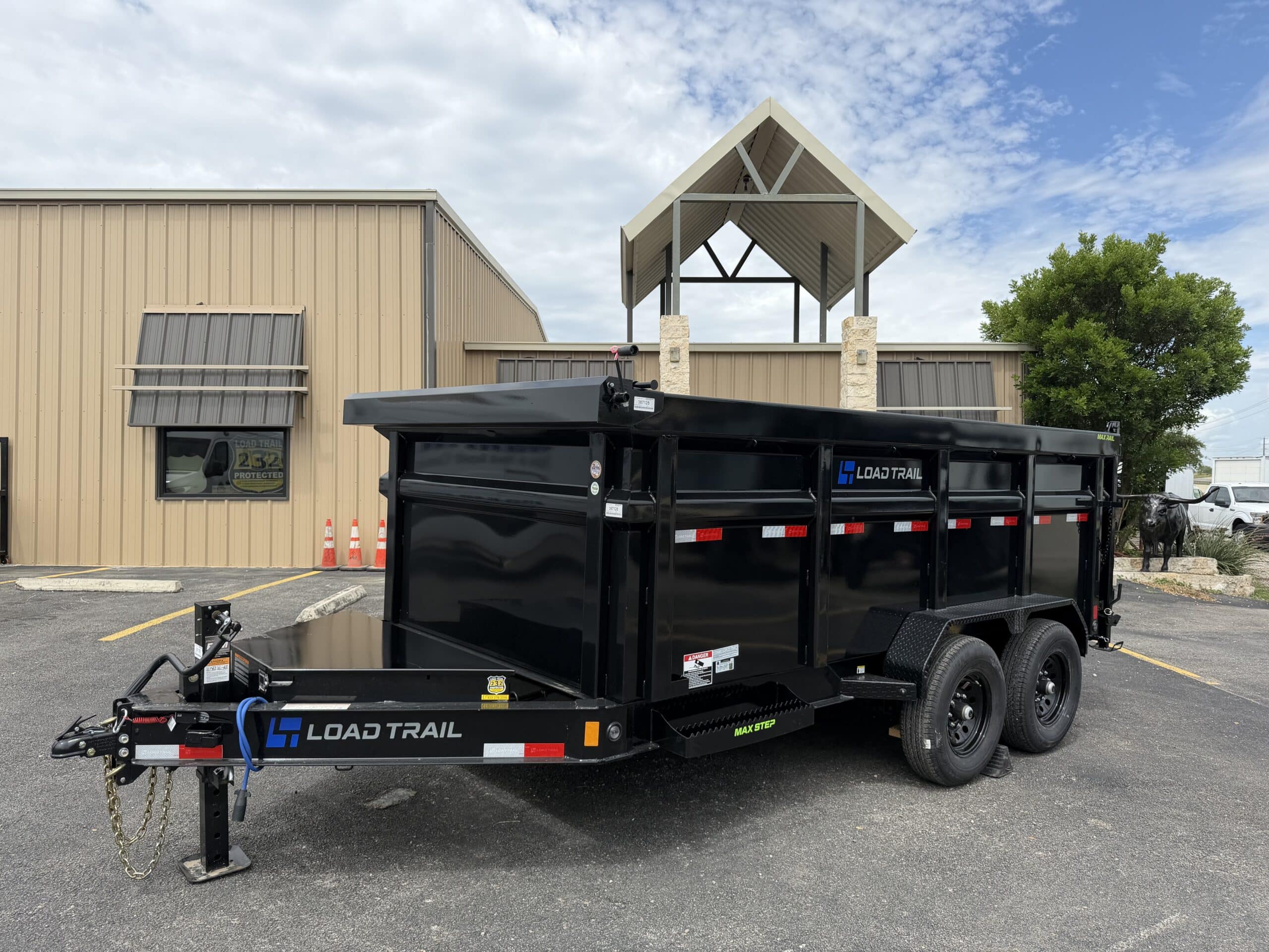 2026 Load Trail 7X14X4 – 14K GVW/BP/Low-Pro Dump – #LT387128